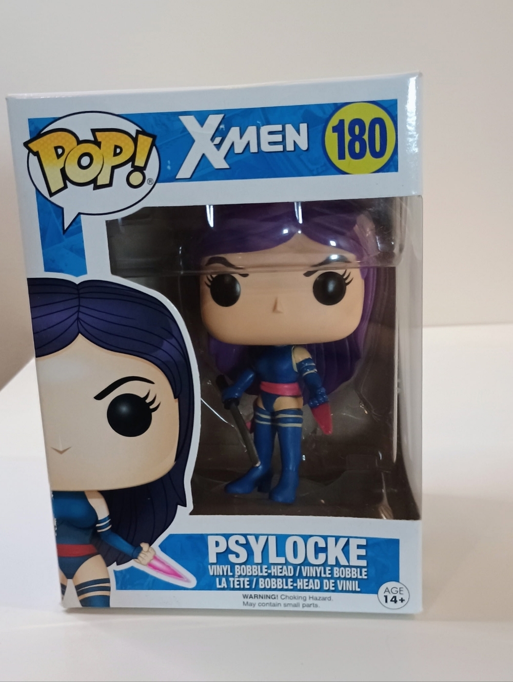 Marvel Funko Psylocke Vinyl Figure - Purple Hair Blue Outfit